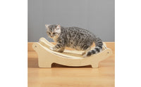 Solid Wood Structure Wooden Cat Scratcher Bed All Seasons Use Pet Furniture for Kittens