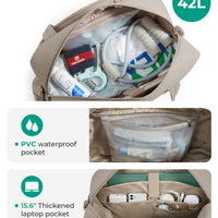 Waterproof Racket Bag for Badminton, Tennis, and Pickleball
