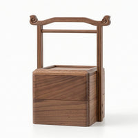 Tabletop Box with Handle Wooden Fruit Box Minimalist for Tea Table, Living Room