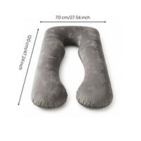 U-Shaped Maternity Pillow Ergonomic Design Maternity Sleeping Pillow Cooling Material for Women