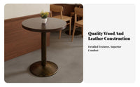 Retro Design Restaurant Table and Chair Set Commercial Grade Upholstered Cafe Chair Comfortable Upholstery Vintage Dining Armchair Sturdy for Bar Owners, Interior Designers, Homeowners, Dessert Shop, Lounge, Kitchen
