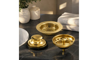3 Pieces Kitchen Sink Drain Strainer Stainless Steel Sink Strainer with Stopper Rust-Resistant