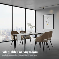 Modern Design Upholstered spinerest Chair Minimalist aesthetic Dining Seat long-lasting Construction Indoor Furniture Easy Assembly for Adults, Homeowners, Living Room, Kitchen, Home Office, Bedroom