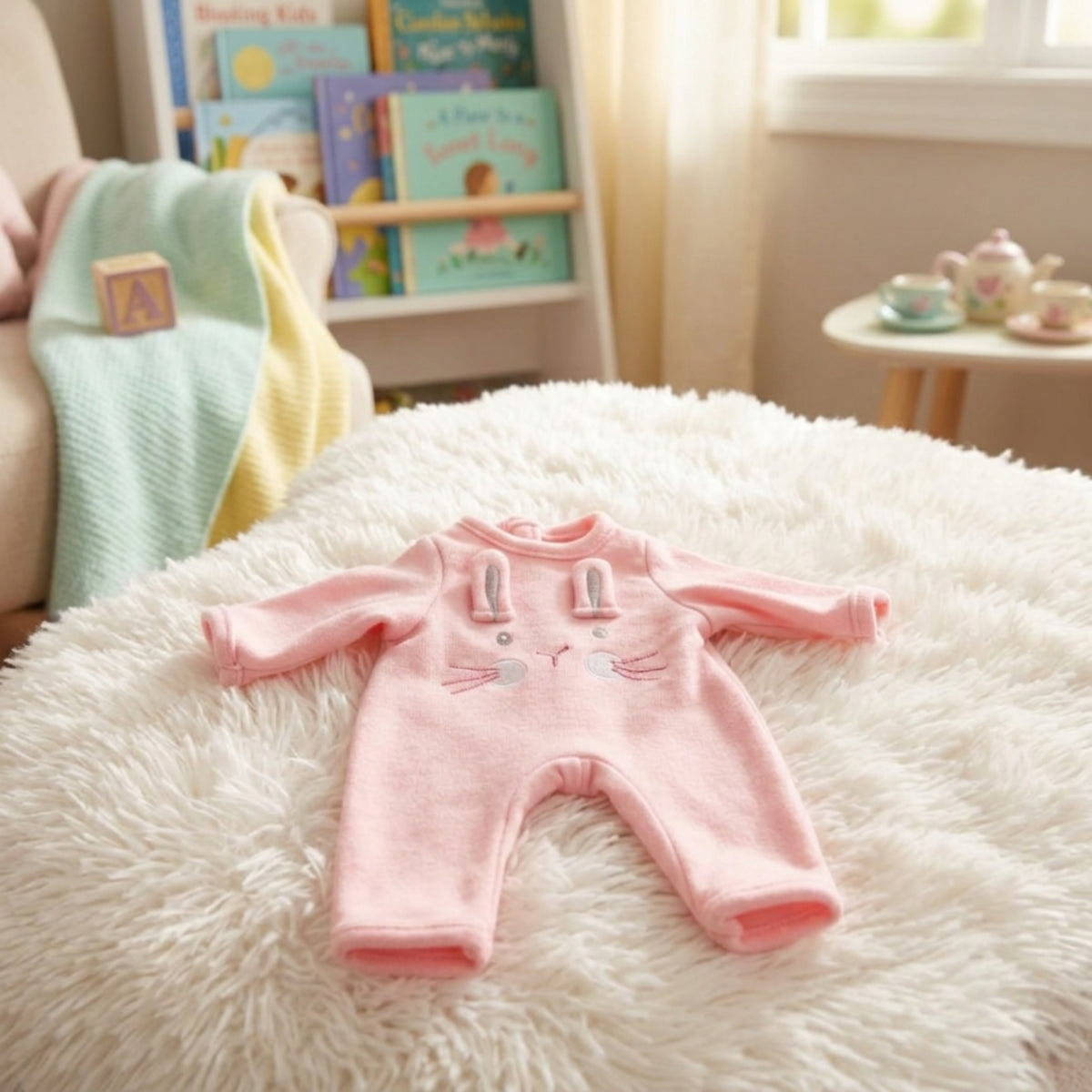 12 Inch Doll Jumpsuit 3D Ear Details Toy Accessory Encourages Creativity
