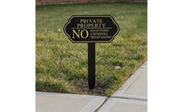 No Soliciting Yard Sign Weather-Resistant No Soliciting Sign Weatherproof