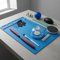 13 Pieces Watch Repair Kit Raised Edge Tool Set Clear Dome Cover