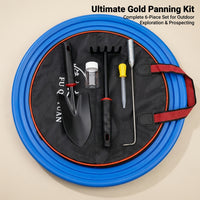 Gardening Tool Set with Bag, Outdoor Hand Tools, and Hook Kit, Portable, Hobby Miner Gear