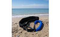 Paddle Board Leash with Belt Elastic Waist Leash with Coiled Cord Comfortable for Surfers, Stand-up Paddleboarding