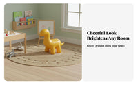 Dinosaur Footstool Stable and Sturdy Dinosaur-Shaped Ottoman Multi-Functional