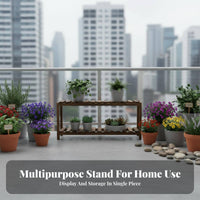 Multi-Tier Succulent Stand Space-Saving Display Shelf Easy Assembly for Balcony