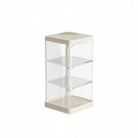 Rotating sponge Holder Easy reach Rotating Makeup Brush Holder Multi-Compartment
