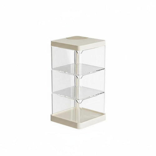 Rotating sponge Holder Easy reach Rotating Makeup Brush Holder Multi-Compartment