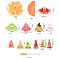 Fruit Fraction Math Toy Educational Fraction Circle Puzzle Bright Colors for Kids, Homeschool, Instruction Time