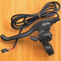 Motor Cut off Electric Bike Brake Lever 3-Finger Electric Bicycle Brake Lever Aluminum Alloy Black