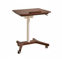 Adjustable Rolling Desk Easy Assembly Adjustable Rolling C-Table Slim Base