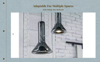 Adjustable Nordic Glass Pendant Light