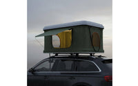 Automatic Opening Hard Shell Roof Tent Waterproof Rooftop Tent 2-3 Person Outdoor Gear Includes Telescopic Ladder for Campers