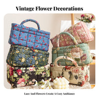 Foldable Organizer Basket Versatile Foldable Storage Bin Portable Small Storage Tote with Handles for Travel, Nursery