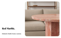 Round Side Table Rustic Minimalism Design Round Pedestal Stand Light Luxury Aesthetic Home Furniture for Homeowners, Adults, Living Room, Small Areas