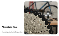 Mountain Bike Cassette Multi-Speed Cycle Cassette Bike Gear Sprockets Effortless Change Ing Drivetrain Part Wide Range