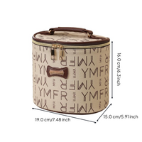 Waterproof makeup bag with hook