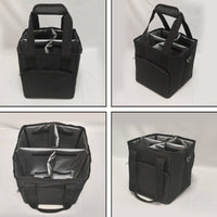 4-Cup Drink Carrier Detachable Shoulder Strap Cup Carrier Bag Top Handles