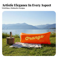 Easy to Inflate Wind-Inflated Lazy Bag Lightweight Wind-Filled Lounger tear-resistant material Inflatable Lounger Pillow Headrest for Beachand so forthers, music event and so forthers, Balcony, Beach, Camping, spineyard