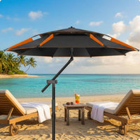 Cantilever Patio Umbrella Lightweight Rotating Patio Umbrella Blocking