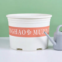 Plant Pots and Flower Pots, Round Resin Planter for House Plants, Heavy Duty Gardening Pot, Simple Nordic Style Floor Standing Indoor Container