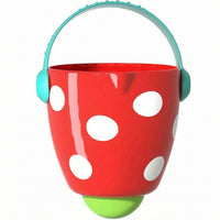Curved Handle Mini Shower Bucket Glossy Water Spray Bath Toy Plastic Bath Pouring Toy Electricitynon-Electric for Children, Bathtub
