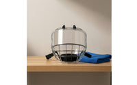 Transparent Face Visor with Grille Curved Helmet Face Guard for Sports Training