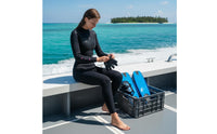 Thermal Insulation 3mm Neoprene Wetsuit Stretchy 3mm Wetsuit Sun Protection Diving Suit Quick Dry for Women, Men, Surfing, Swimming