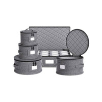 5 Pieces China Storage Set with Zippers Zippered Organizer Long-Lasting