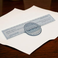Transparent Aviation Measuring Ruler Clear Aviation Navigational Ruler Ruler Accurate Double-Scale for Pilots, Navigators, Students, Flight School, Map Reading, Drafting
