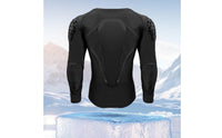 Underlayer with Impact Panels Sleek Guard Shirt Form-Fitting Shielded Top for Skiers, Snowboarders, Skiing, Snowboarding