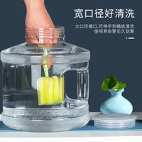 20L Transparent PC Square Water Storage Bucket with Handle for Tea and Home Use