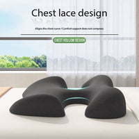 Memory Foam Face Down Pillow for Beauty Salon Bed with Hole for Breathing