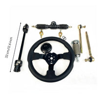 Rack and Pinion Steering Set Heavy Duty Vehicle Components for Hobbyists
