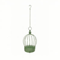 Hanging Birdcage Planter Wire Hanging Basket Rustic for Patio, Indoor, Gardeners
