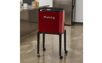 Tall Trash Black Can Rolling Trash Can Easy Access Kitchen Storage