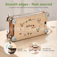 8-Inch Wooden Flower Press Kit for Adults and Children