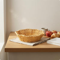 Rattan Basket Natural Tan Basket Long-Lasting