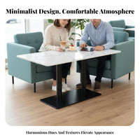 Upholstered Tub Chair Modern Design Single Sofa Comfortable Thickly Padded for Cafe Owners, Reception Area, Salon, Lounge