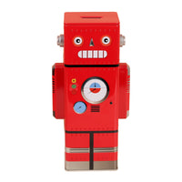 Creative Robot Piggy Bank Cartoon Coin Savings Jar for Kids Room Decor Gift