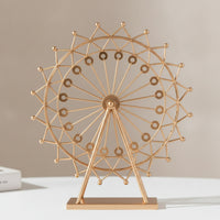 Ferriss wheel Ornament Metal Ferriss wheel Decoration Wire-Frame Tabletop Decor for Wedding