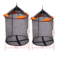 Reinforced Base Cylindrical Keepnet Conical Top Mesh Keepnet