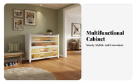 Multi-Layer Footwear Storage Unit Dust-Shielded Large Capacity Metal Footwear Storage Unit Sturdy and Sturdy for Homeowners, Apartment Dwellers
