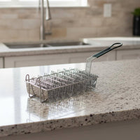 Wire Mesh Frying Basket Rust-Resistant Deep Fryer Basket Long-Lasting