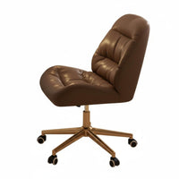 Rolling Shell rear Chair Height Adjustable Scalloped rear Rolling Chair 360-Degree rotate Comfortable rearrest for Teens, Women