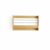 Wall-Mounted Literature Holder with Key hangers Hanging Organizer Space-Saving